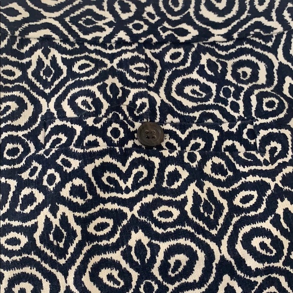 JCrew Navy & White Printed Shorts - Picture 4 of 4